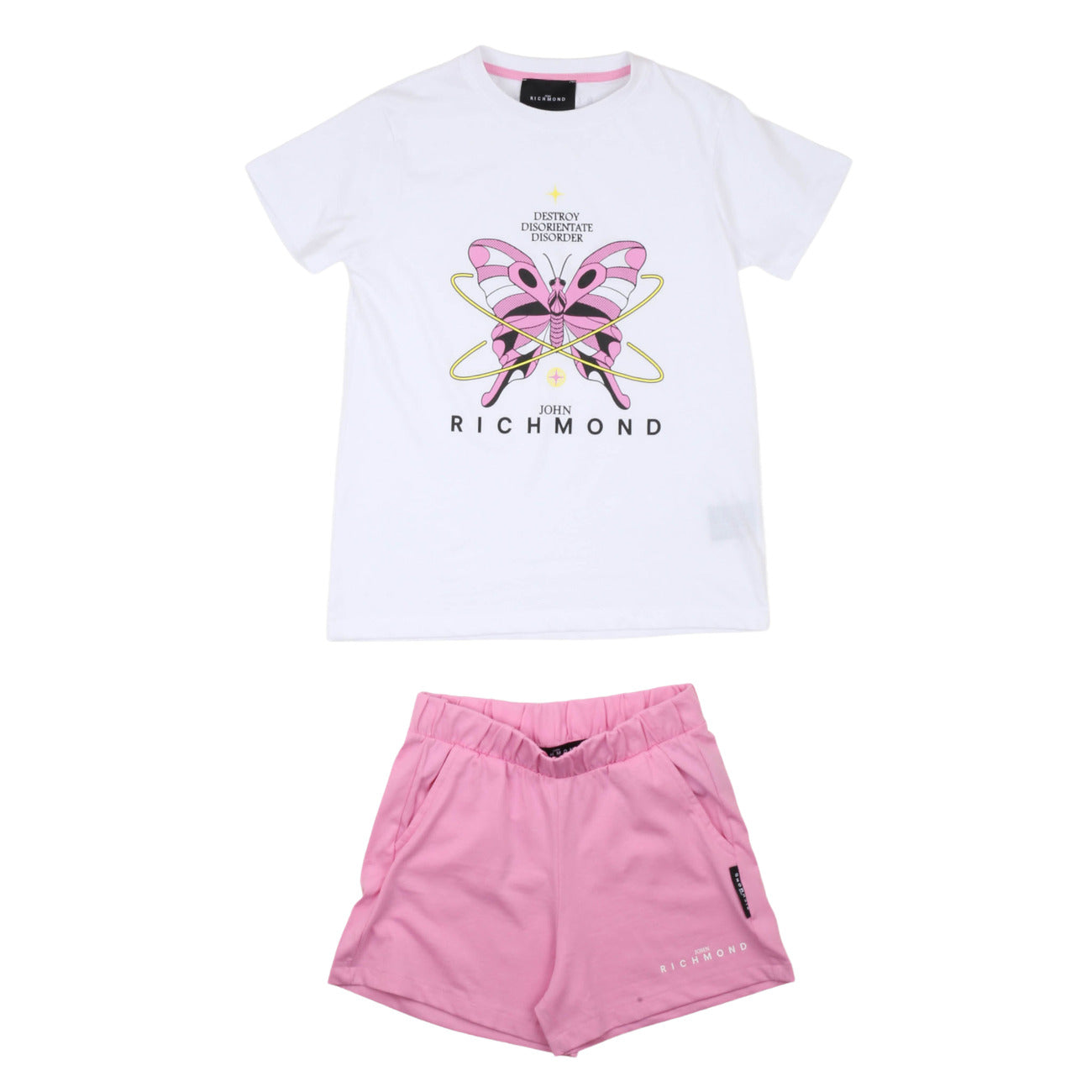 john richmond - Set T-shirt + shorts MICAS